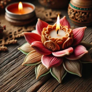 Lotus Candle